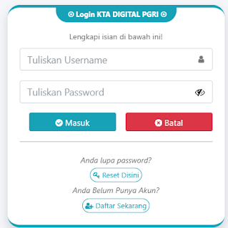 Register PGRI Biak Numfor - Persatuan Guru Republik Indonesia Cabang Kabupaten Biak Numfor